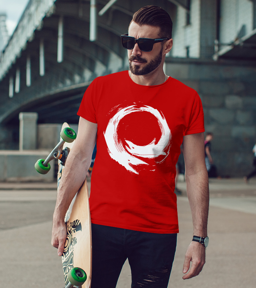 SharX Zen Enso Circle Brushstroke T-Shirt