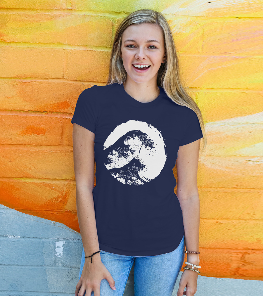 Wave In Japan Iconic Circle T-Shirt