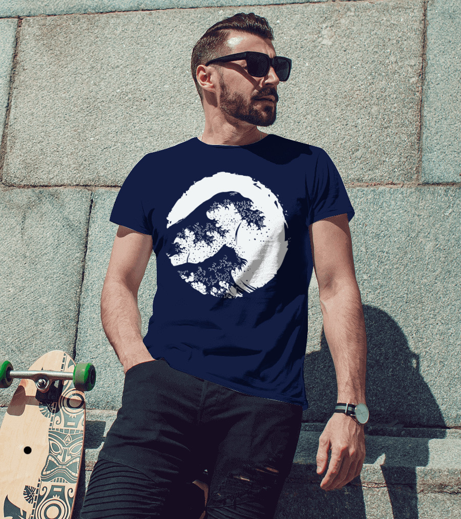 Wave In Japan Iconic Circle T-Shirt