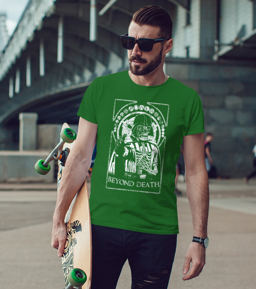 Power Beyond Death Darth Vader Skeleton Vintage T-Shirt