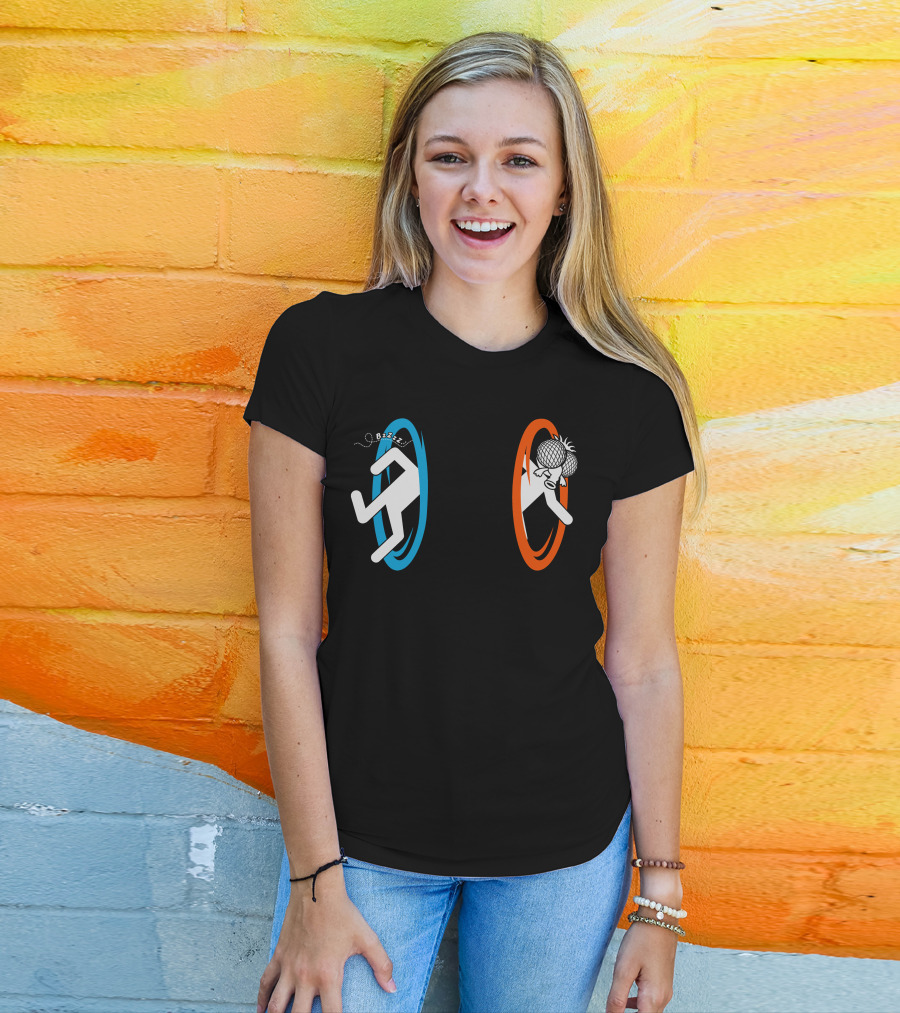 Fly Trouble Bzzz Portal Fly Head Collision T-Shirt