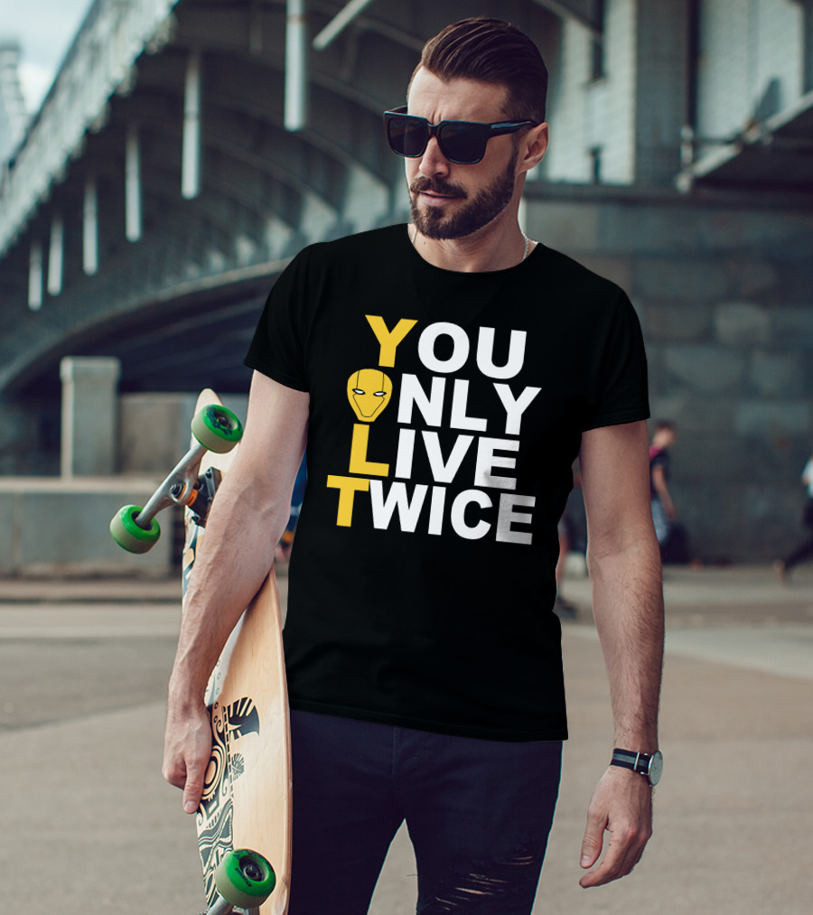 Red Hood YOLT You Only Live Twice Mask T-Shirt