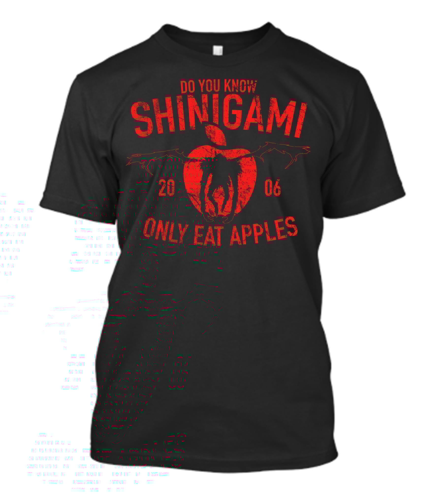 Do You Know Shinigami Only Eat Apples 2006 T-Shirt