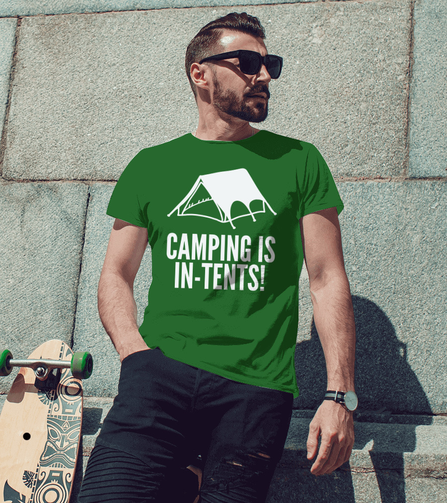 Camping Is In-Tents Camping Tent Image T-Shirt