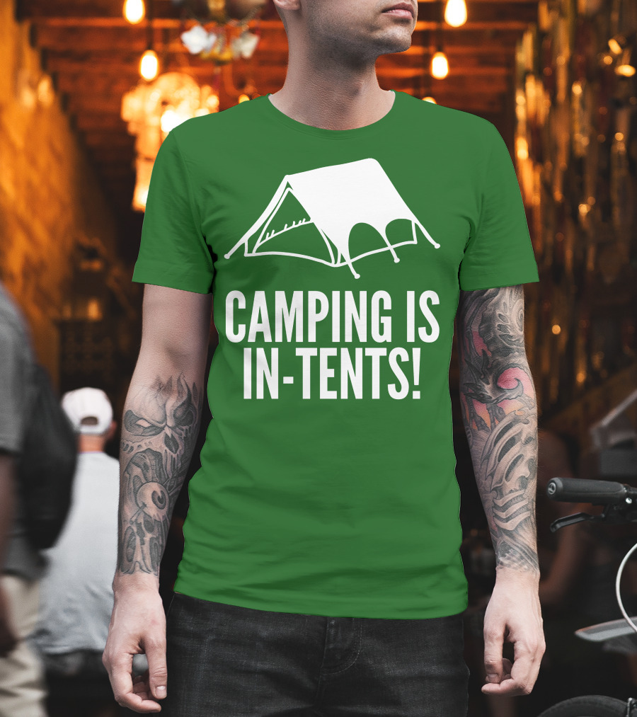 Camping Is In-Tents Camping Tent Image T-Shirt