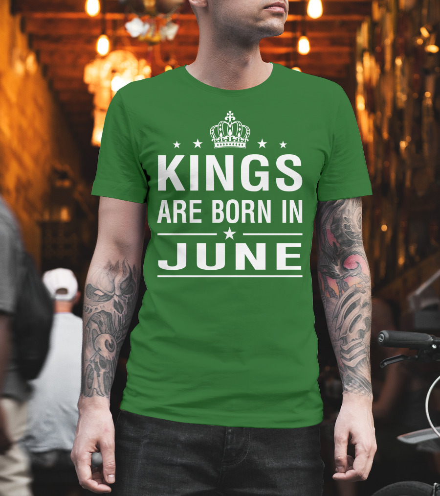 June Kings Birthday Crown Stars T-Shirt