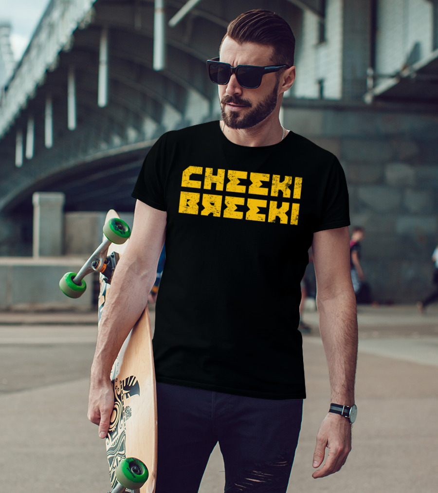 Cheeki Breeki Gopnik Slav Style Funny Gamer Retro T-Shirt
