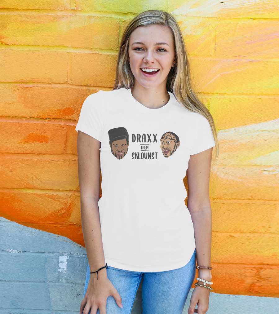 Draxx Them Sklounst Illustrated Faces T-Shirt
