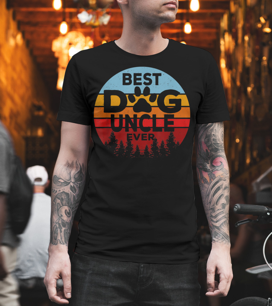 Best Dog Uncle Ever Vintage T-Shirt