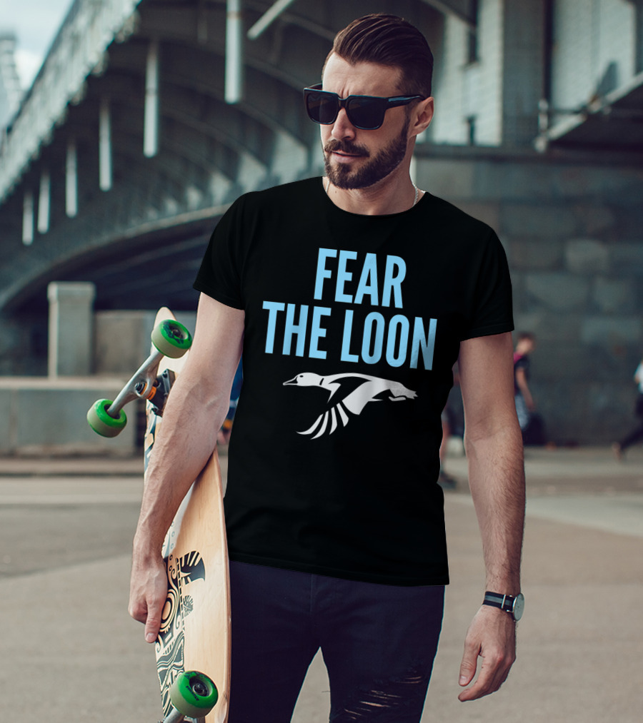 Minnesota Soccer Fear The Loon FC Bird Emblem T-Shirt