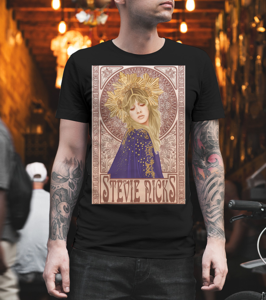 Stevie Nicks Retro Art Nouveau T-Shirt