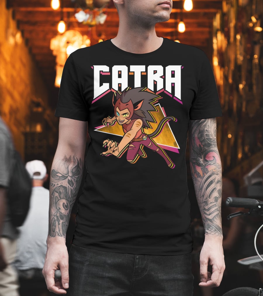 Catra Character Art From She-Ra And The Princesses Of Power Series T-Shirt