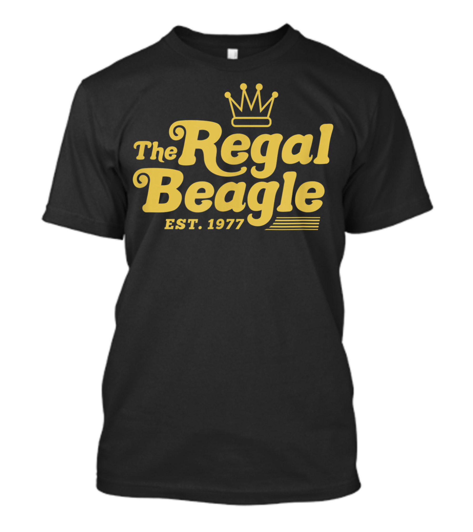 The Regal Beagle Est 1977 Retro Logo Design Three's Company T-Shirt