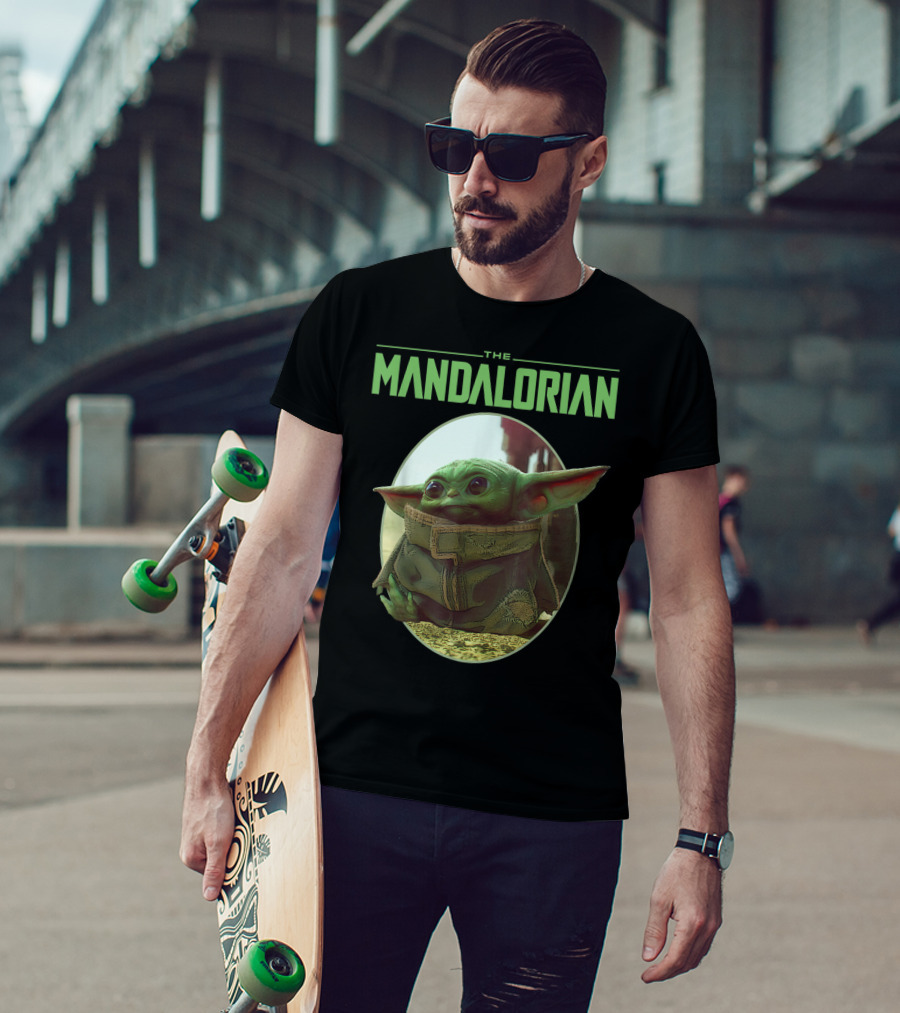 The Mandalorian The Child Star Wars Circle T-Shirt