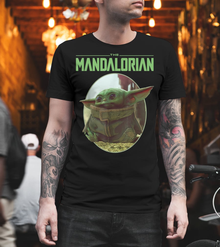 The Mandalorian The Child Star Wars Circle T-Shirt