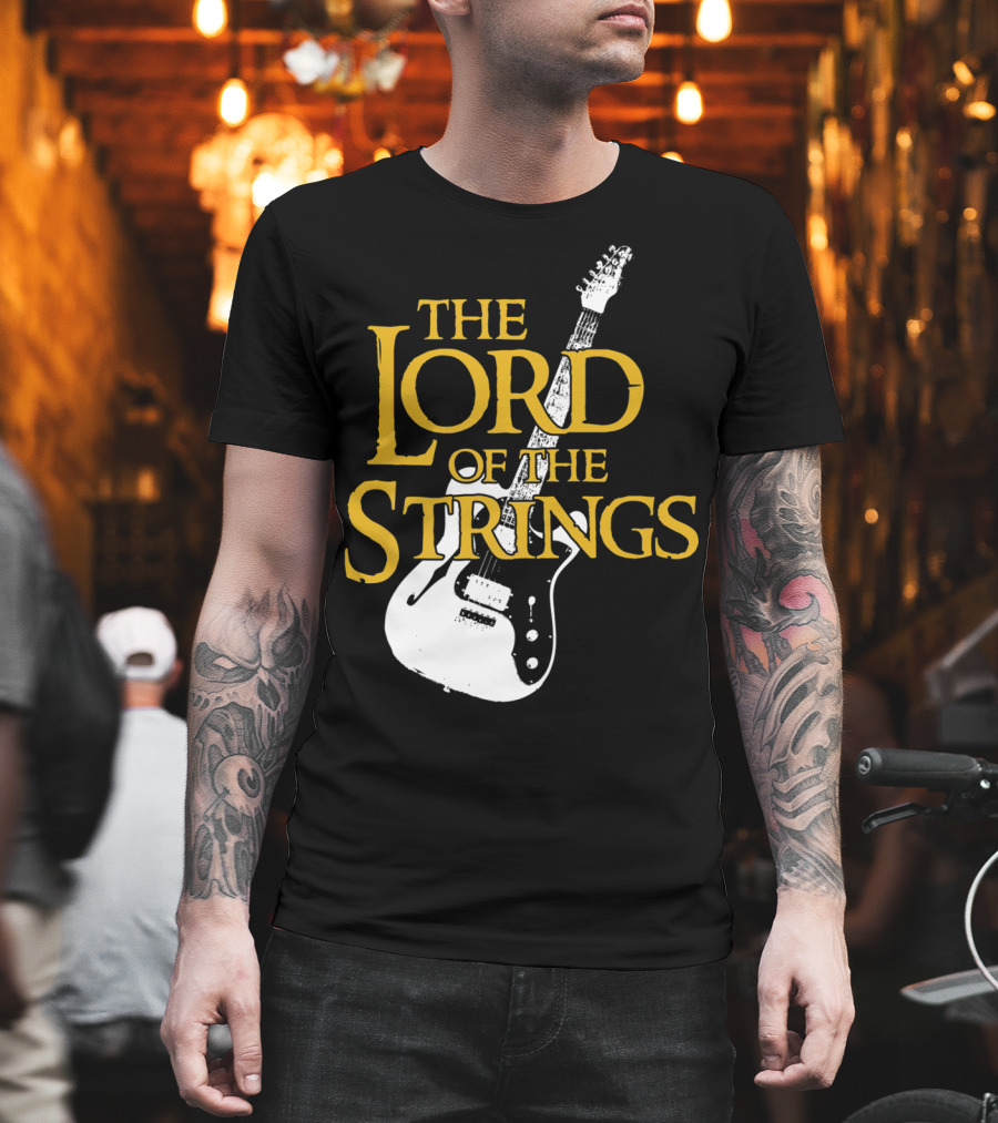 The Lord Of The Strings Electric Guitar T-Shirt