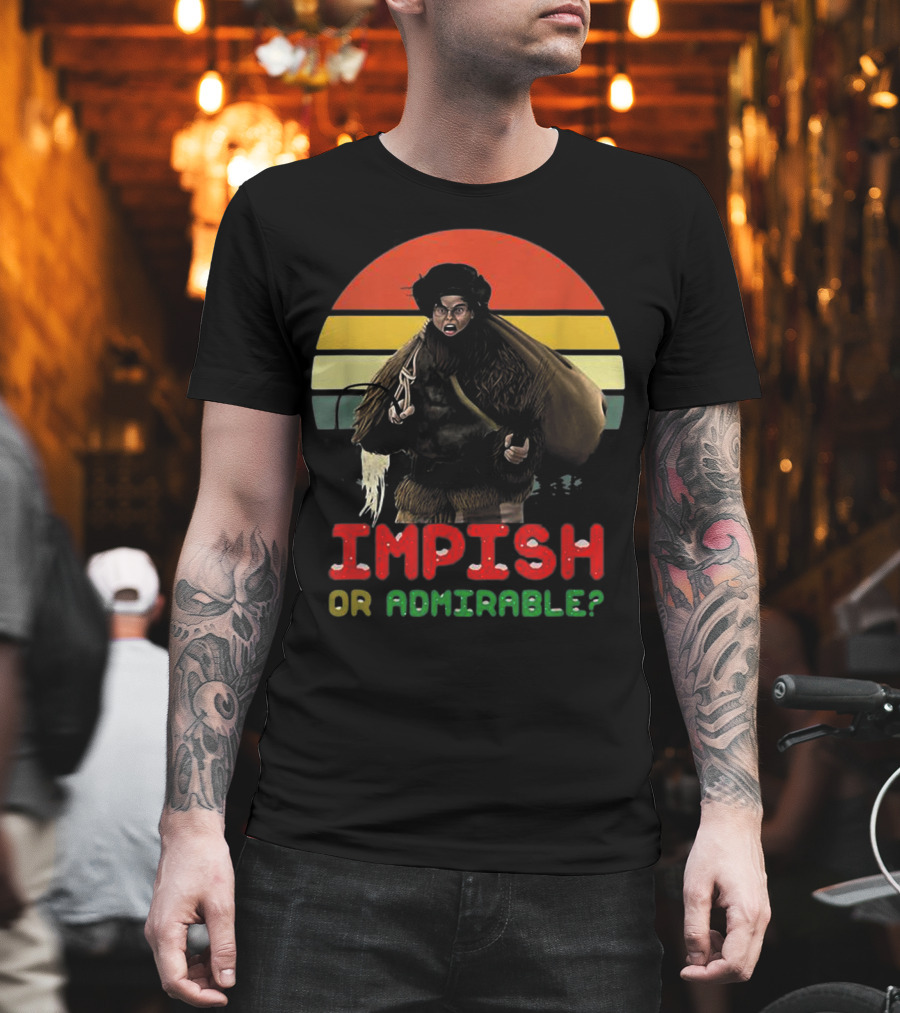 Impish Or Admirable Vintage Retro Sunset T-Shirt