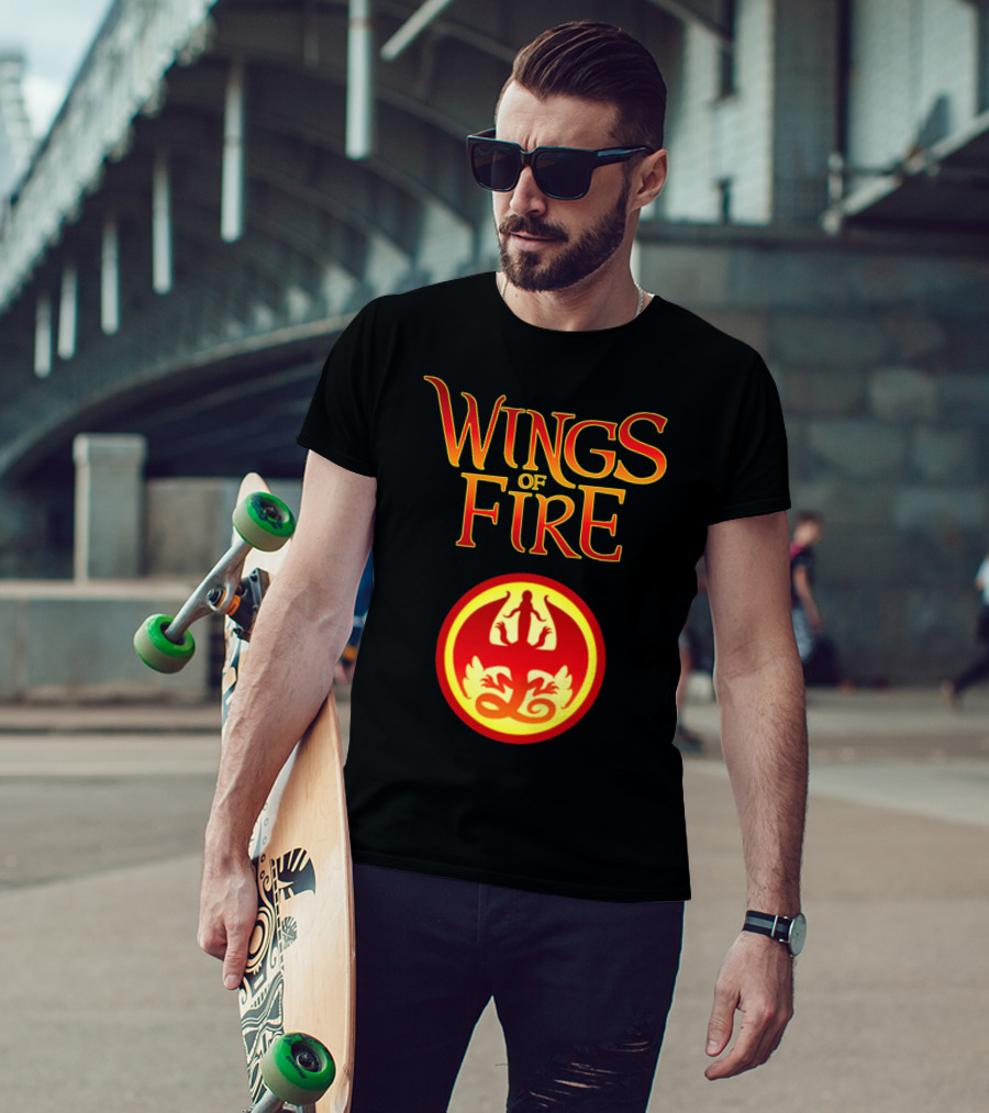 Wings Of Fire Dragon Emblem Fantasy Series T-Shirt