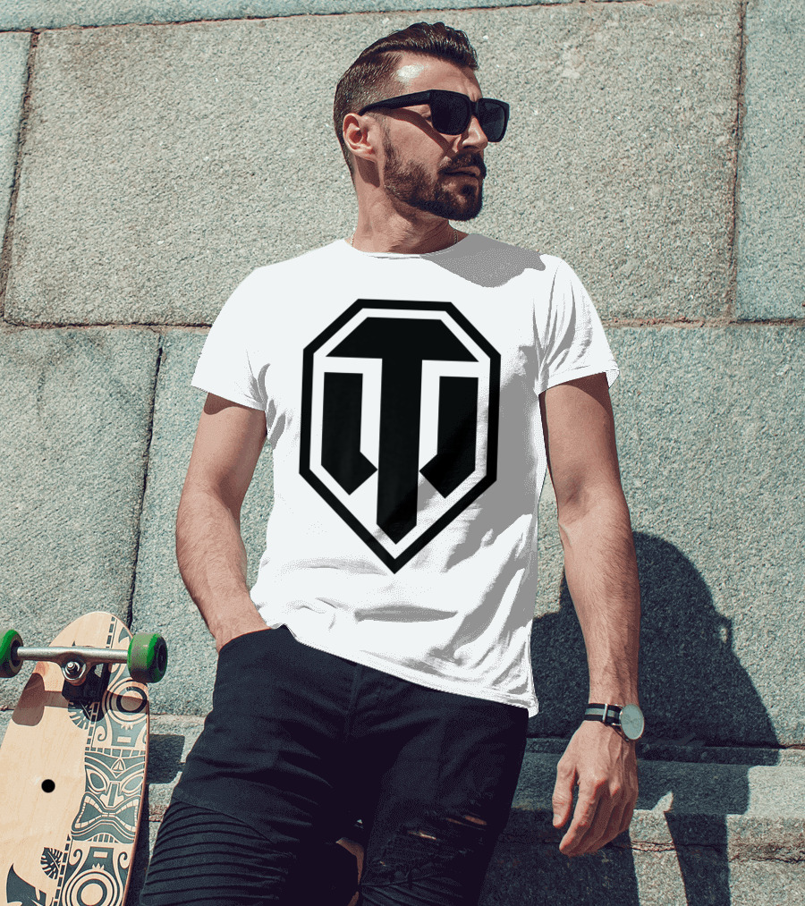 World Of Tanks Logo Badge Emblem T-Shirt