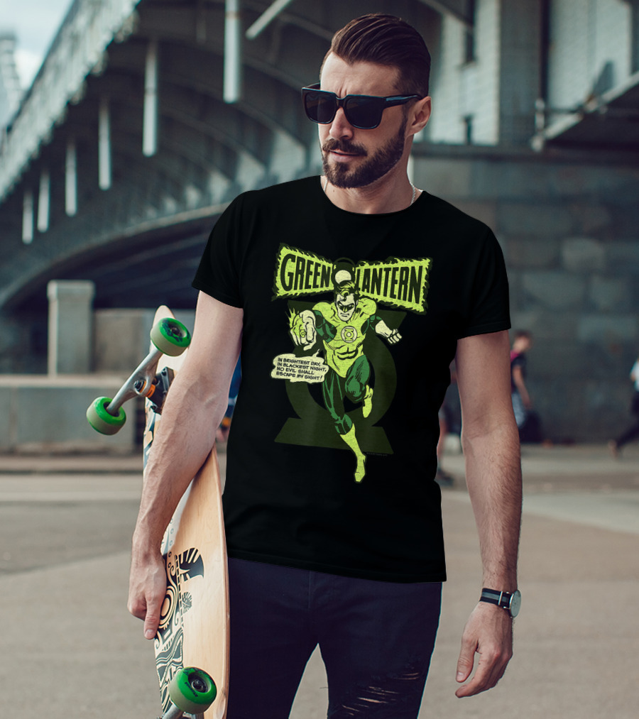 In Brightest Day In Blackest Night Green Lantern Oath T-Shirt