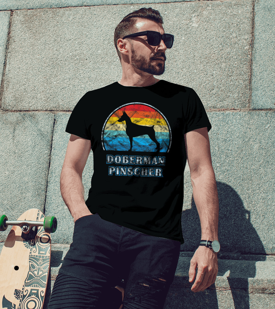 Doberman Pinscher Vintage Retro T-Shirt