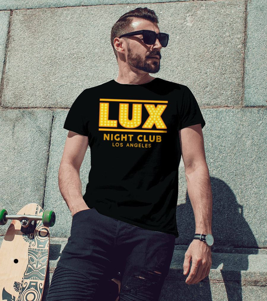 Lux Night Club Los Angeles Morningstar Funny Geek T-Shirt