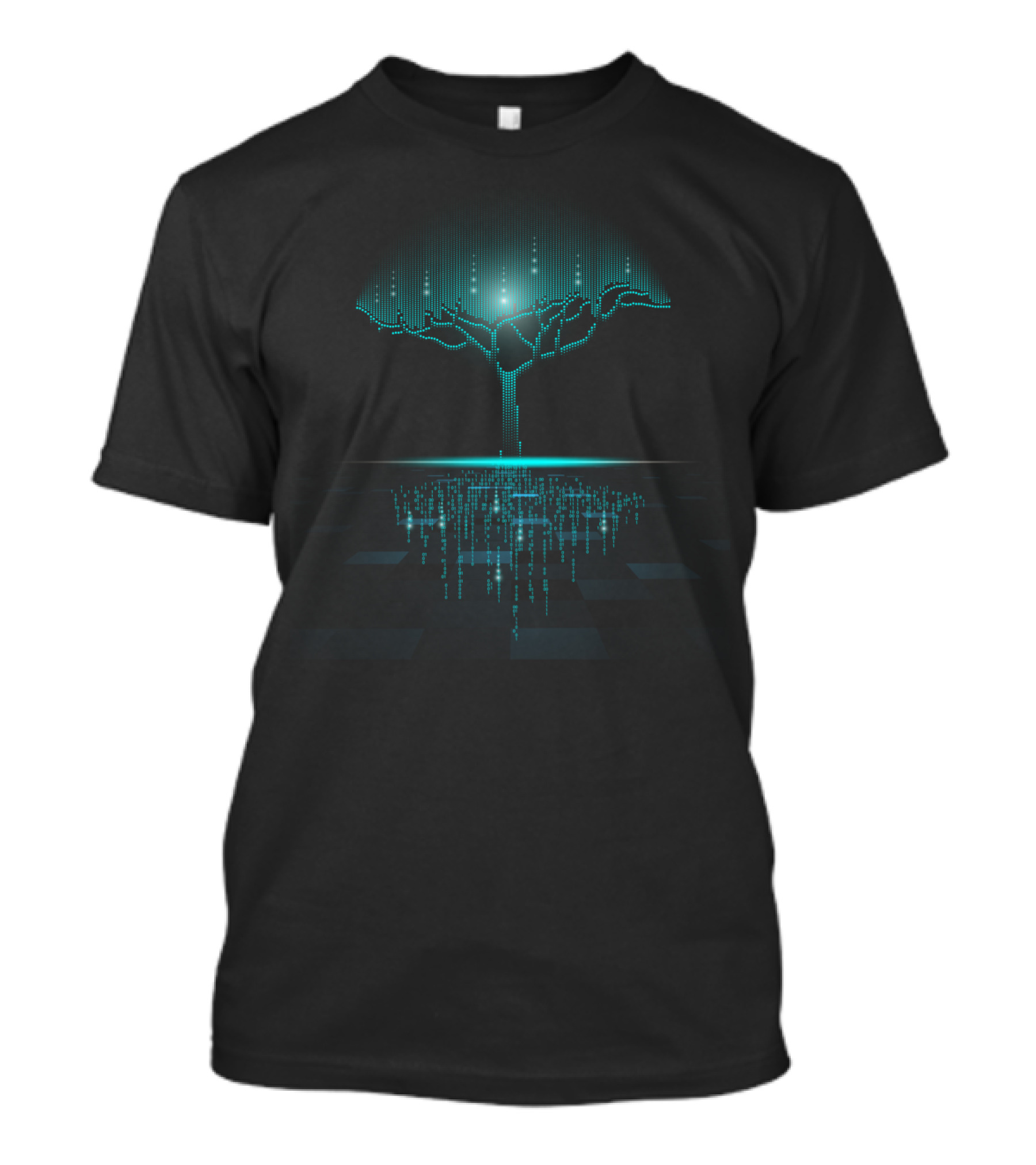 Binary Tree Data Code Matrix Reflections T-Shirt