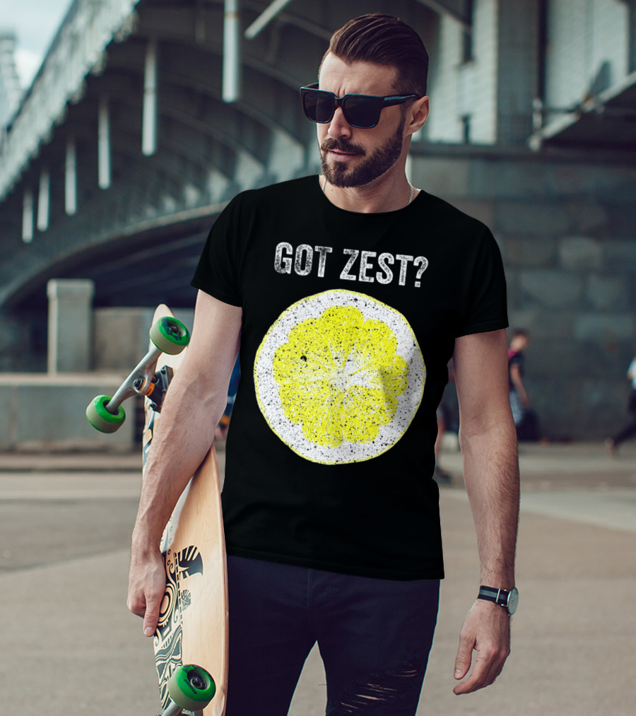 Got Zest? Chef Cook Food Festival Lemon Slice T-Shirt