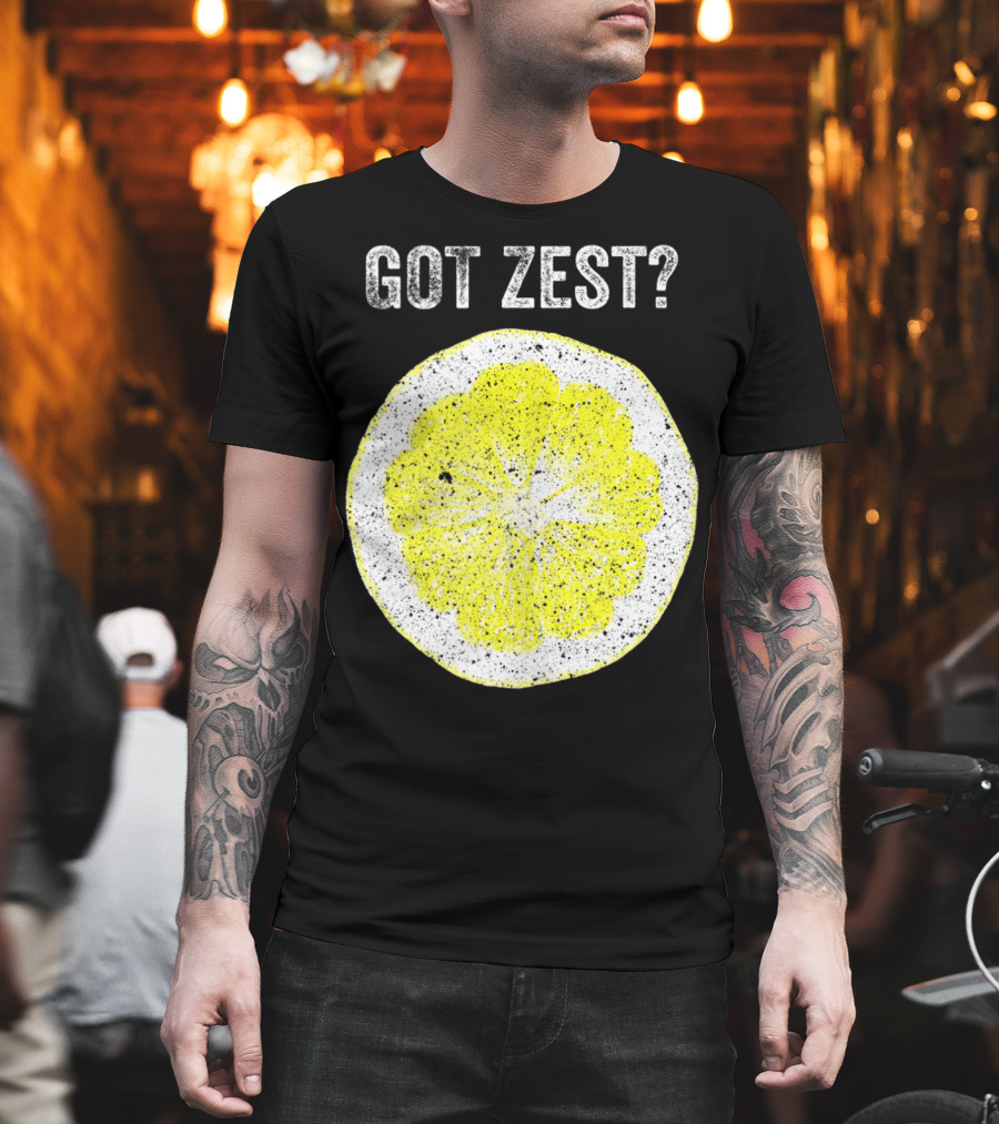 Got Zest? Chef Cook Food Festival Lemon Slice T-Shirt