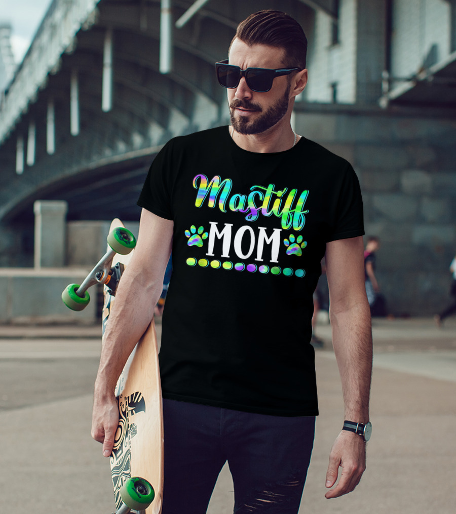 Mastiff Mom Cute Dog Owner Lover Mother Mas T-Shirt
