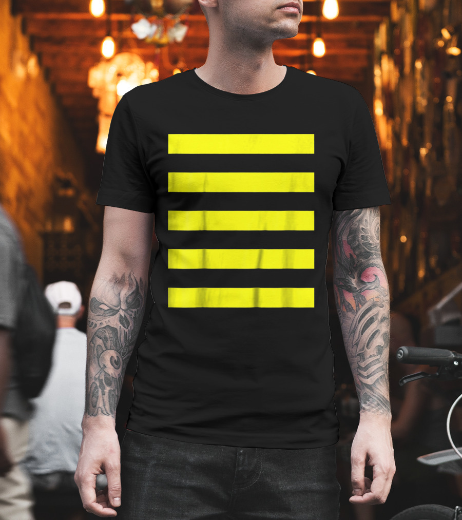 Bee Costume Cute Honeybee Halloween Costume Striped T-Shirt