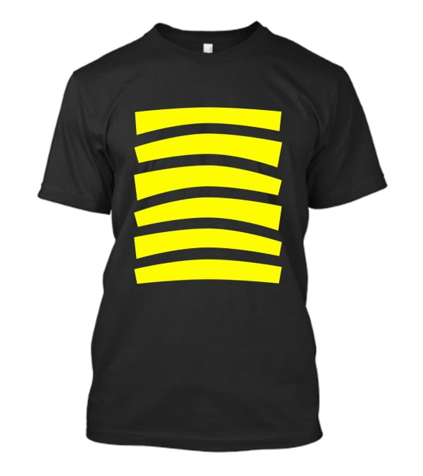 Cute Honeybee Halloween Costume Top With Yellow Stripes T-Shirt