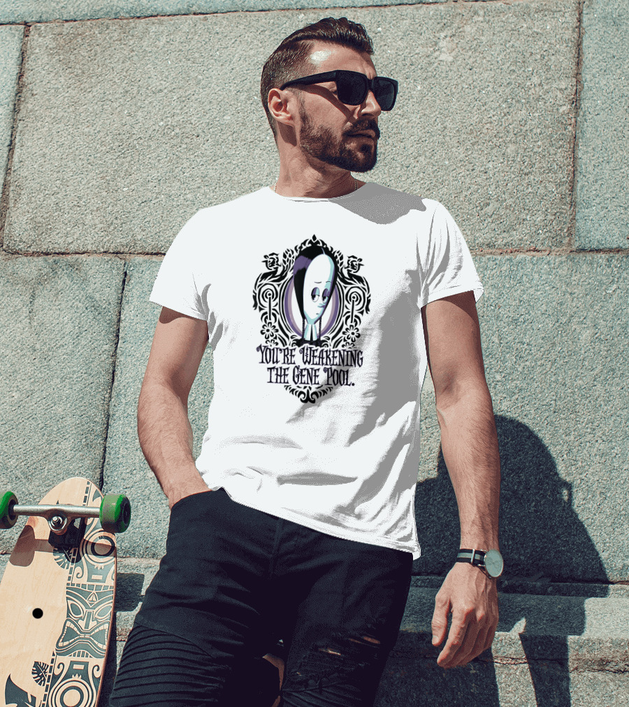 Wednesday Addams You're Weakening The Gene Pool Victorian Gothic T-Shirt
