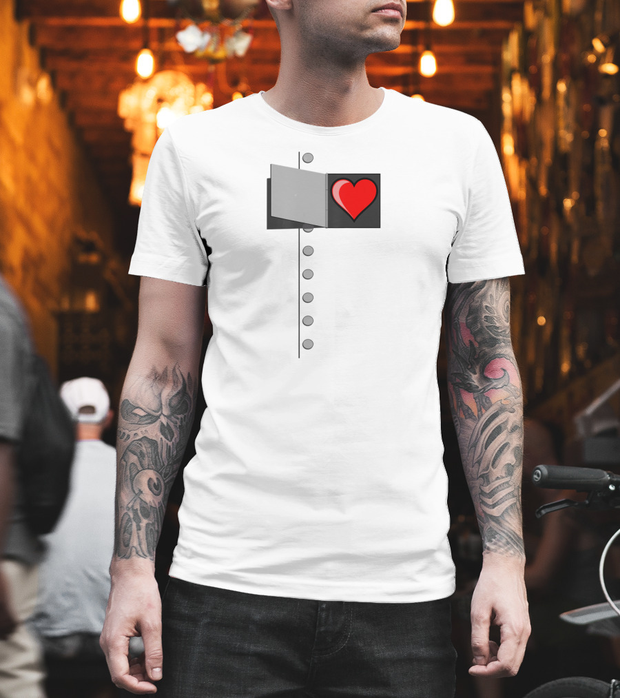 Halloween Wizard Of OZ Tin Man Heart T-Shirt