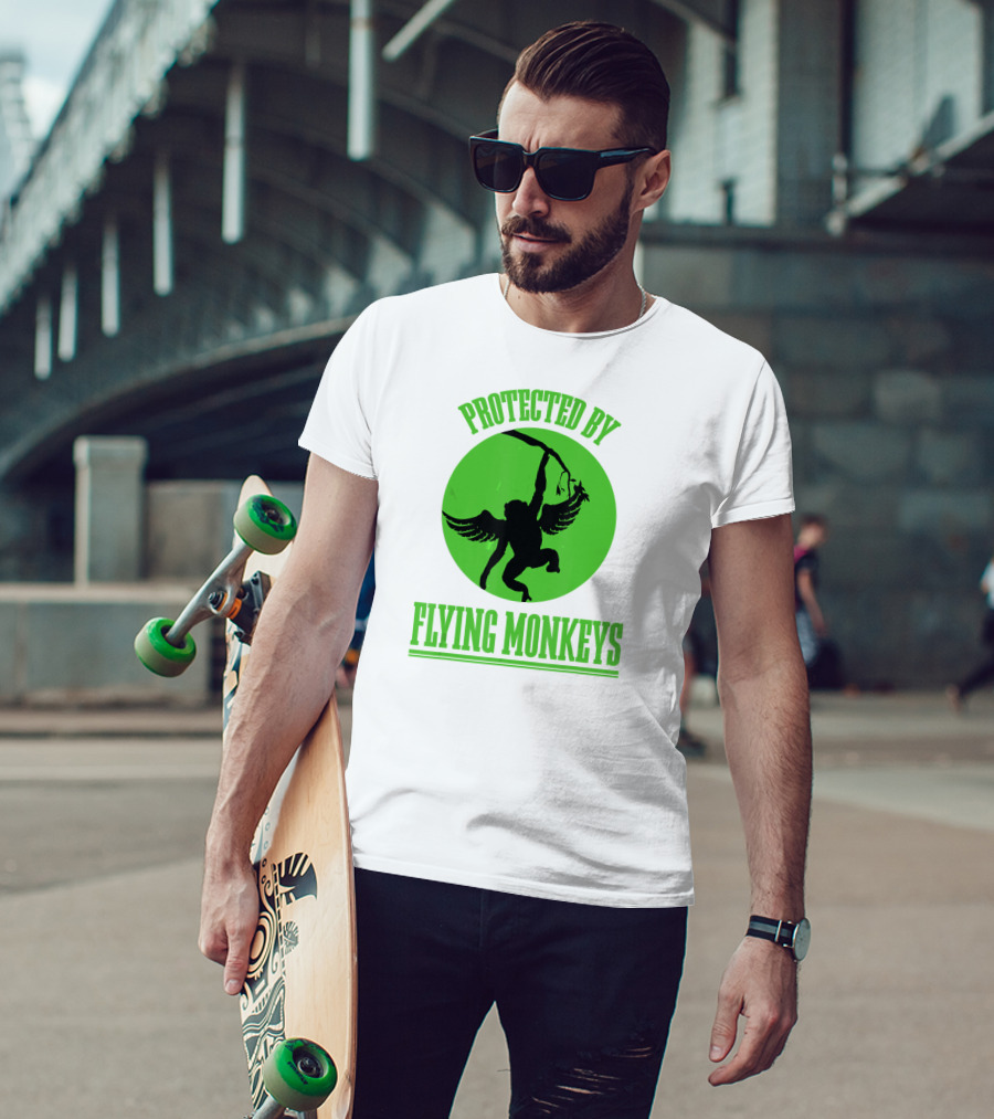 Oz Wicked Witch Protected By Flying Monkeys Wizard Of T-Shirt