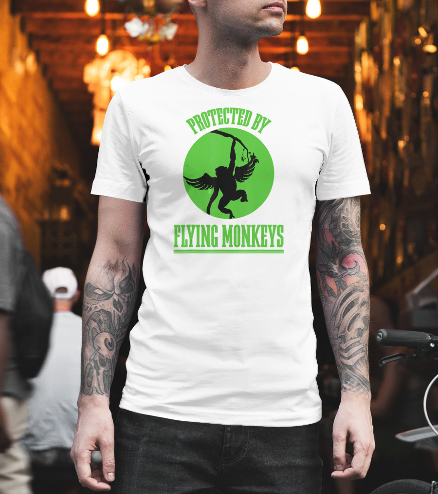 Oz Wicked Witch Protected by Flying Monkeys Wizard of T-Shirt