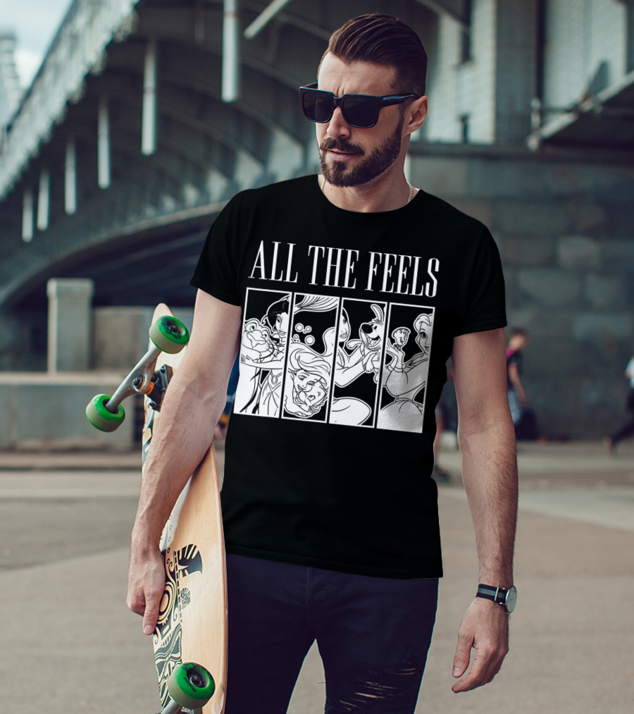 ALL THE FEELS Disney Princess Character Panels T-Shirt