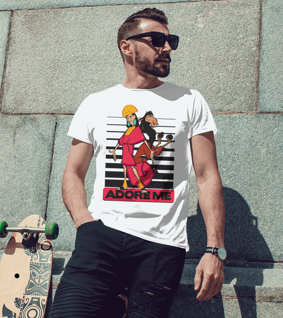 Disney Emperor's New Groove Kuzco Adore Me Stripes T-Shirt