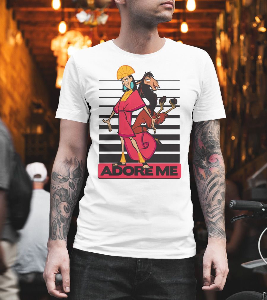 Disney Emperor's New Groove Kuzco Adore Me Stripes T-Shirt