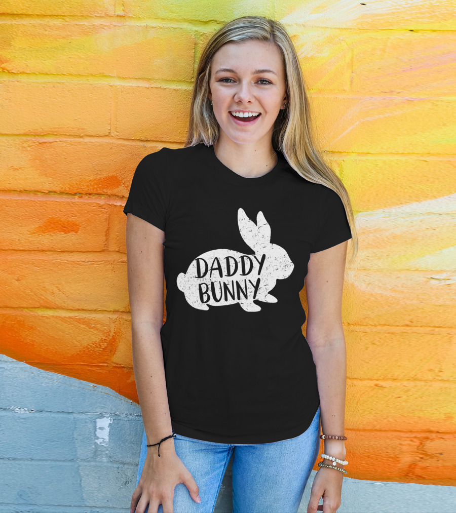 Daddy Bunny Cute Matching Family Easter Bunny T-Shirt