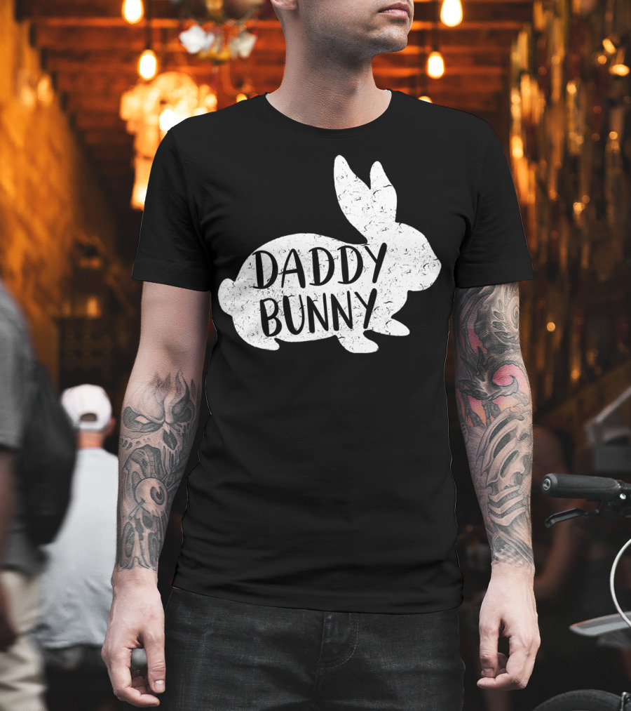 Daddy Bunny Cute Matching Family Easter Bunny T-Shirt