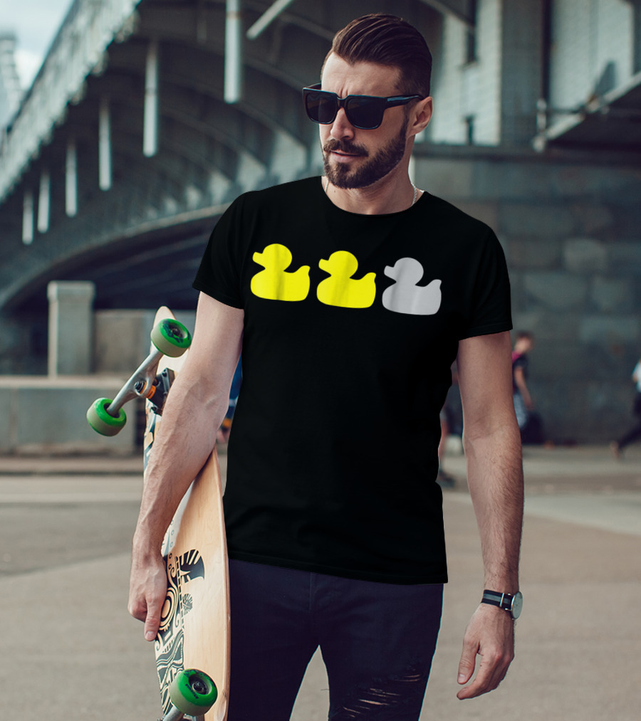 Duck Duck Gray Duck Humor Minnesota Yellow And Gray Ducks T-Shirt