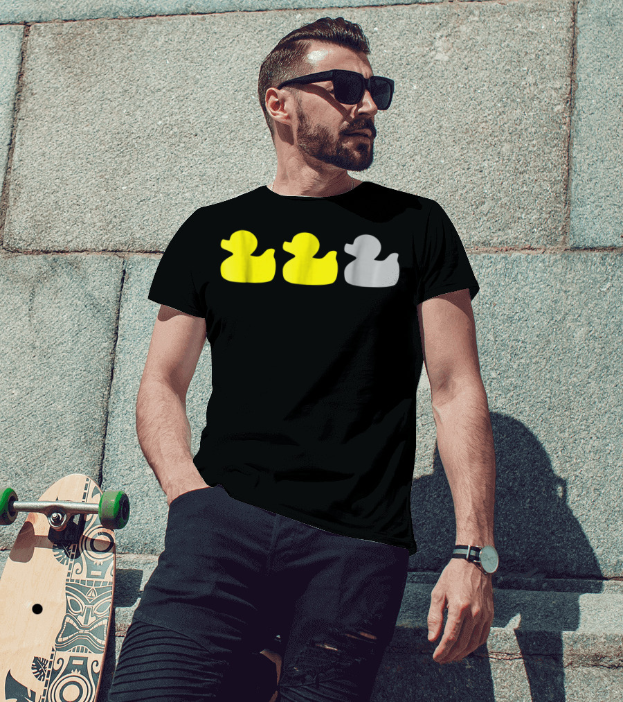 Duck Duck Gray Duck Humor Minnesota Yellow And Gray Ducks T-Shirt