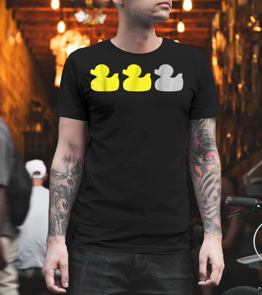 Duck Duck Gray Duck Humor Minnesota Yellow and Gray Ducks T-Shirt