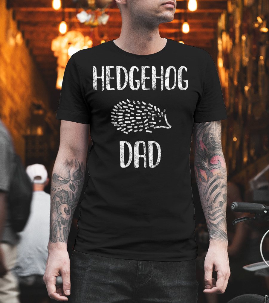 Hedgehog Dad Funny Boys Hedgehog Dad T-Shirt
