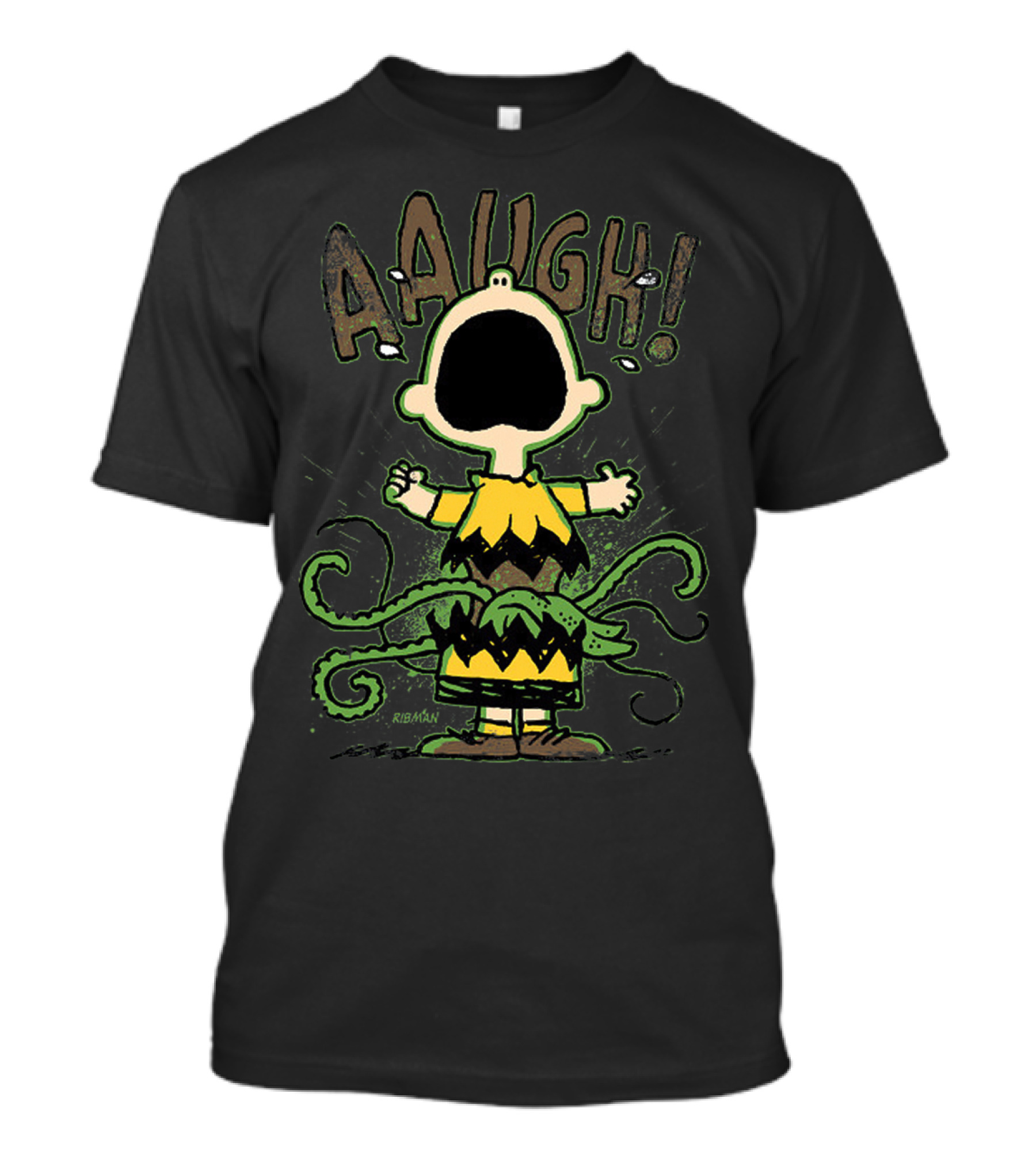Charlie Brown Aaaugh The Peanuts Movie Snoopy T-Shirt