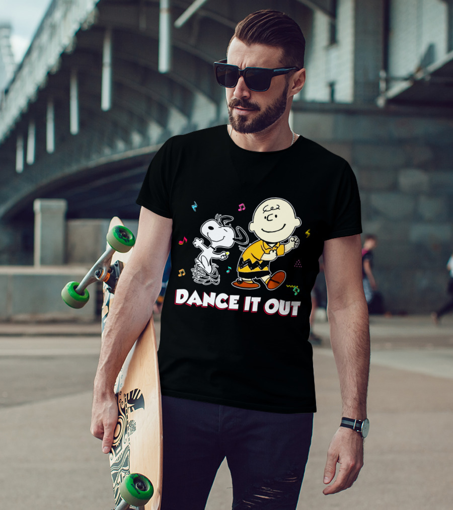 Dance It Out With Snoopy And Charlie Brown From The Peanuts Movie T-Shirt