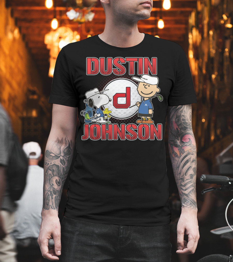 Dustin Johnson Pro Golf Snoopy The Peanuts Movie T-Shirt