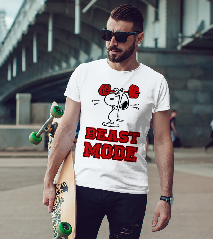 Snoopy Beast Mode The Peanuts Movie T-Shirt
