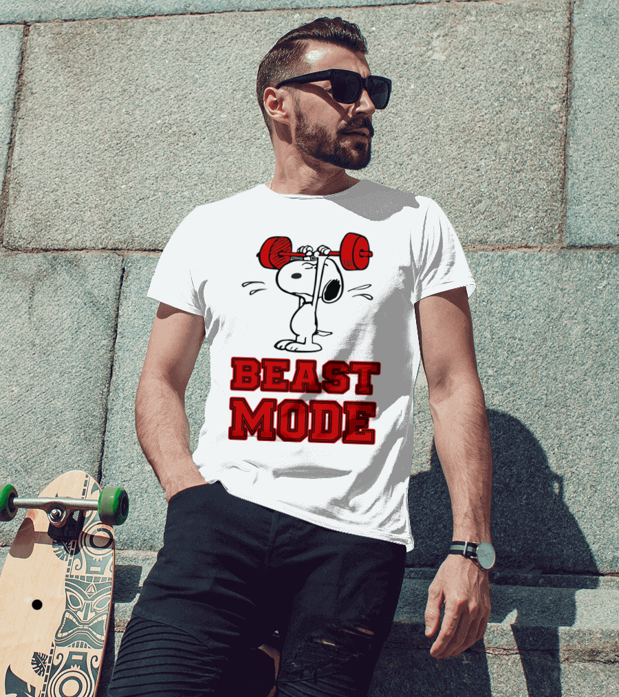 Snoopy Beast Mode The Peanuts Movie T-Shirt